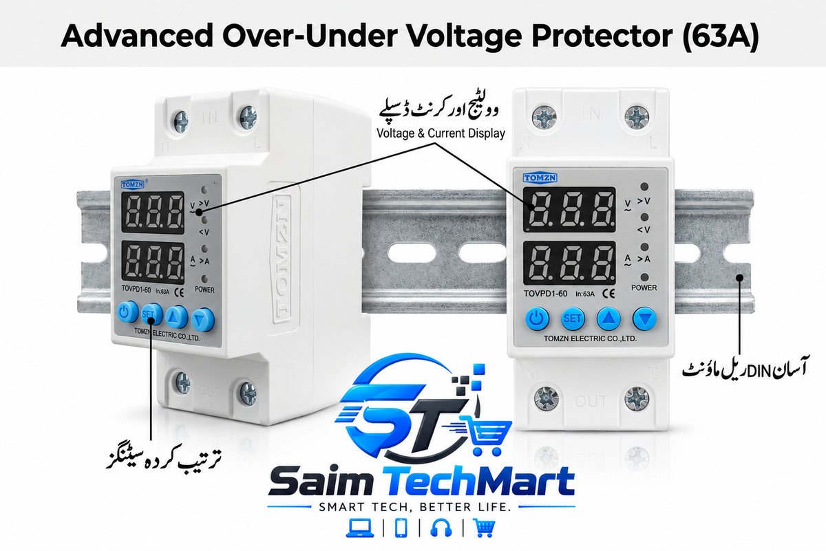 TOMZN TOVPD1-60 63A Adjustable Voltage & Current Protector
