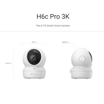 EZVIZ H6c Pro 3K WiFi CCTV Camera