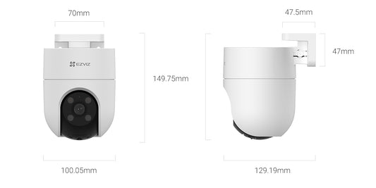 EZVIZ H8c 2K+ CCTV Camera