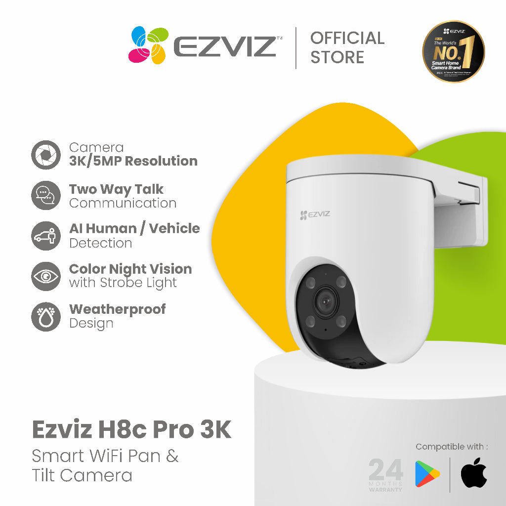 EZVIZ H8c Pro 3K CCTV Camera