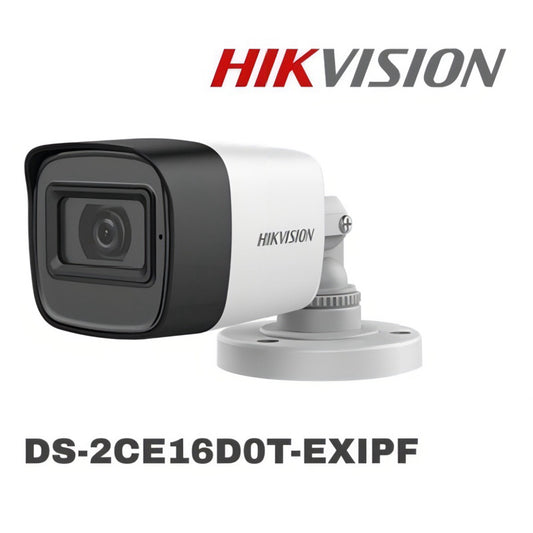 Hikvision DS-2CE16D0T-EXIPF 2MP Outdoor EXIR Mini Bullet CCTV Camera