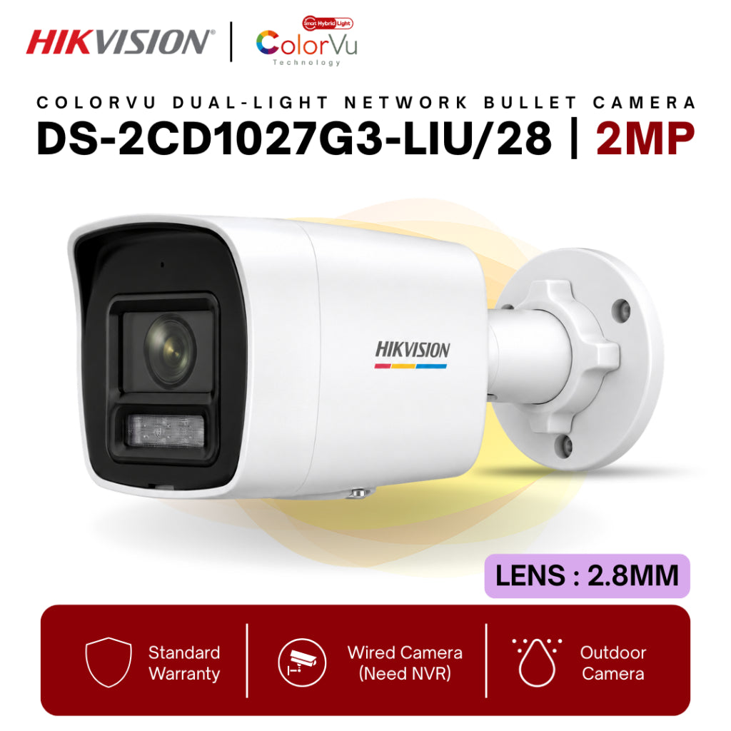 Hikvision DS-2CD1027G3-LIU CCTV Camera