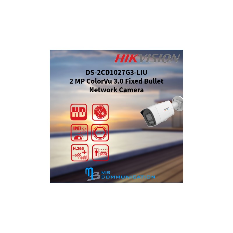 Hikvision DS-2CD1027G3-LIU CCTV Camera